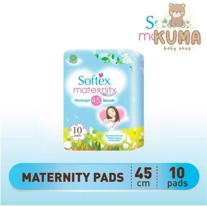 Softex Maternity Pads Pembalut bersalin 45cm 10s
