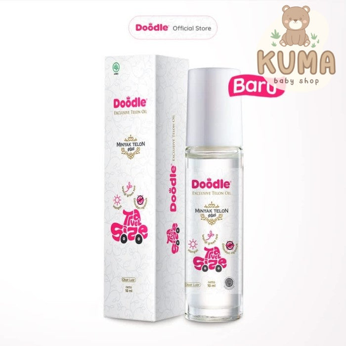 Doodle Telon Roll 10ml Minyak Telon Travel