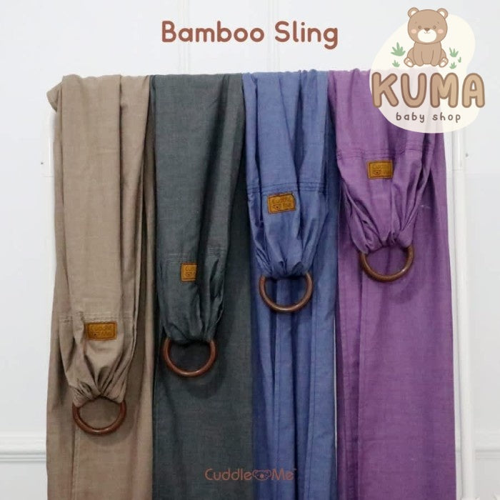 GENDONGAN BAYI - GENDONGAN JARIK M SHAPE-CUDDLEME BAMBOO SLING SOLID