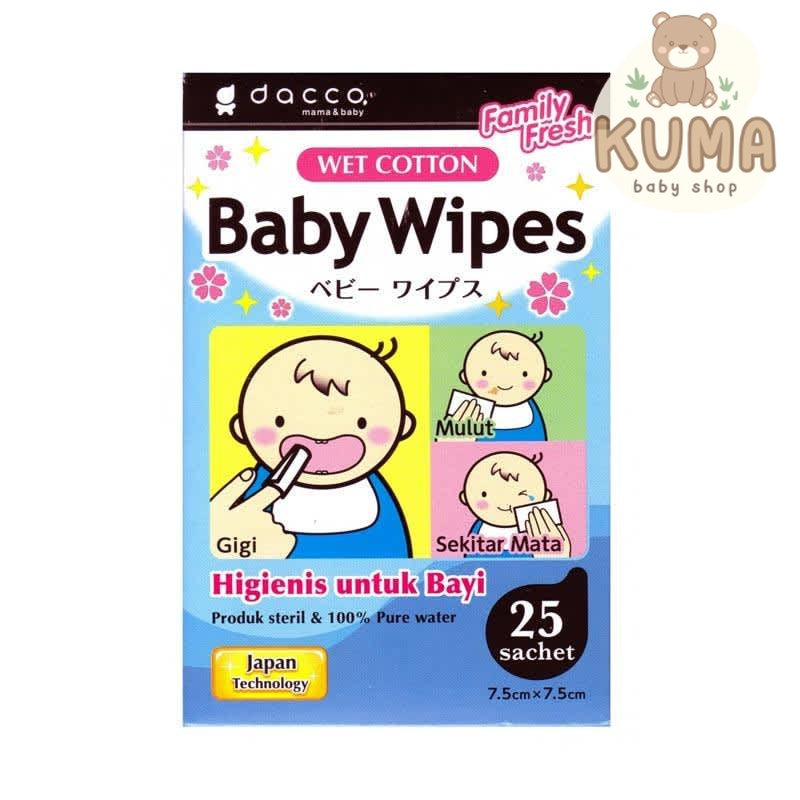 Dacco Baby Wipes Isi 25 Sachet