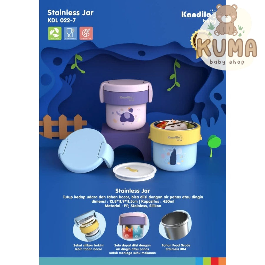 Kandila Stainless Jar 450ml
