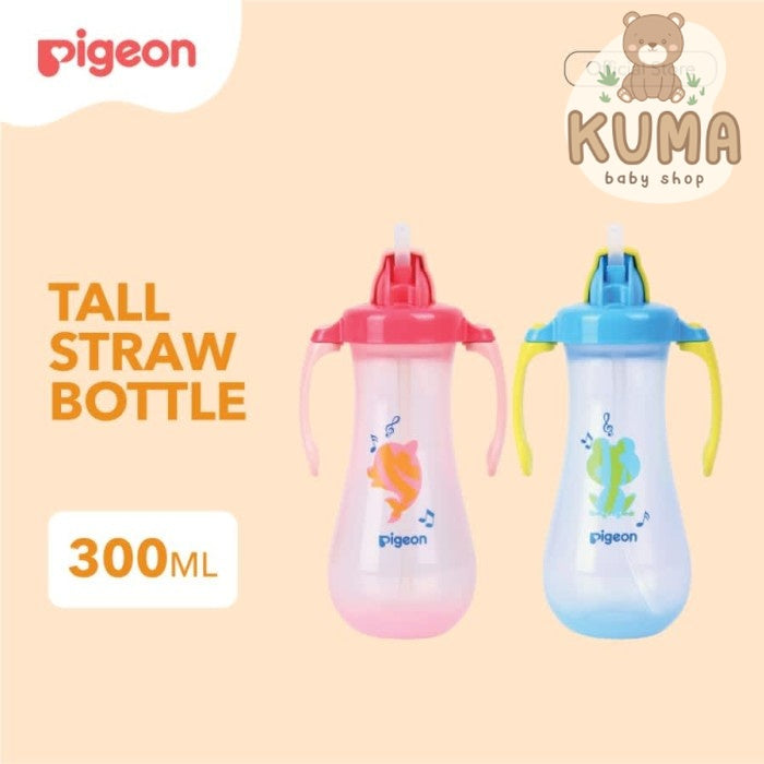 PIGEON Tall Straw Bottle | Botol Minum Bayi