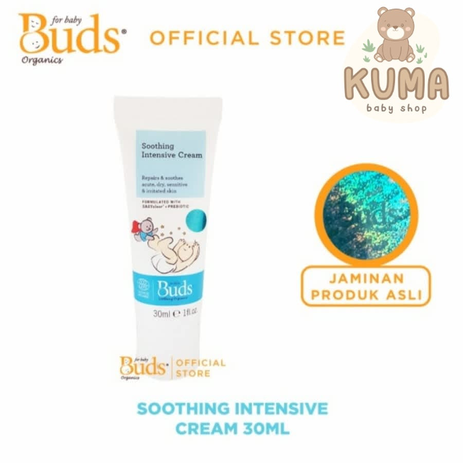 Buds Organics Super Soothing Intensive Repair Cream - Lotion Iritasi 30Ml