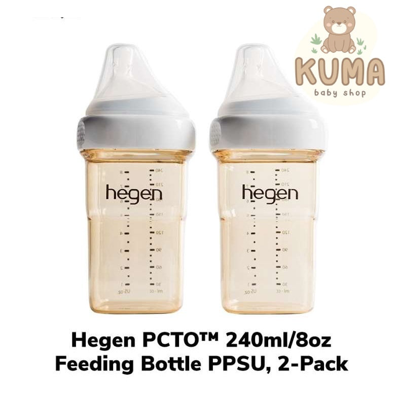 Hegen PCTO™ 240ml/8oz Feeding Bottle PPSU (2-Pack)