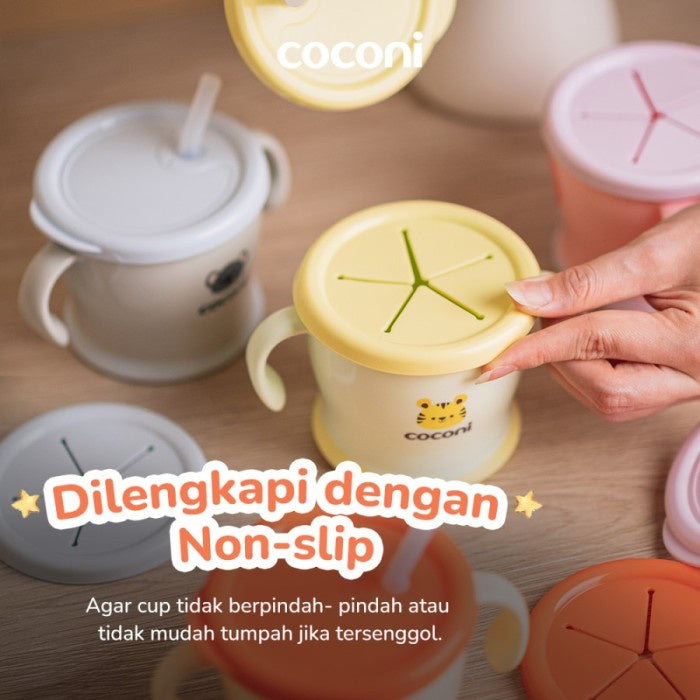 COCONI Early-age Straw Training Mug | Gelas Sedotan Bayi Anak