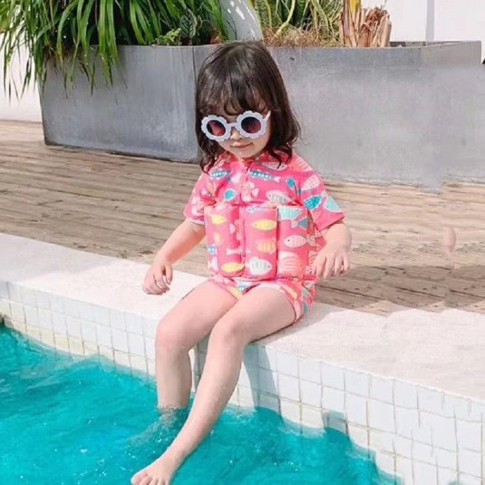 BR01 Import baju renang apung anak perempuan laki" / floating swimsuit