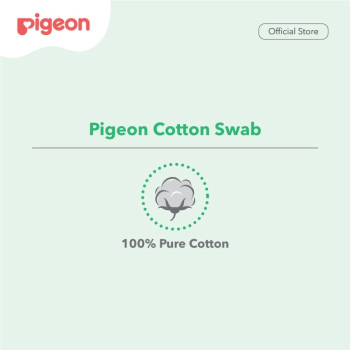PIGEON Cotton Swab Isi 200 Pcs | Cotton Buds Regular Tip