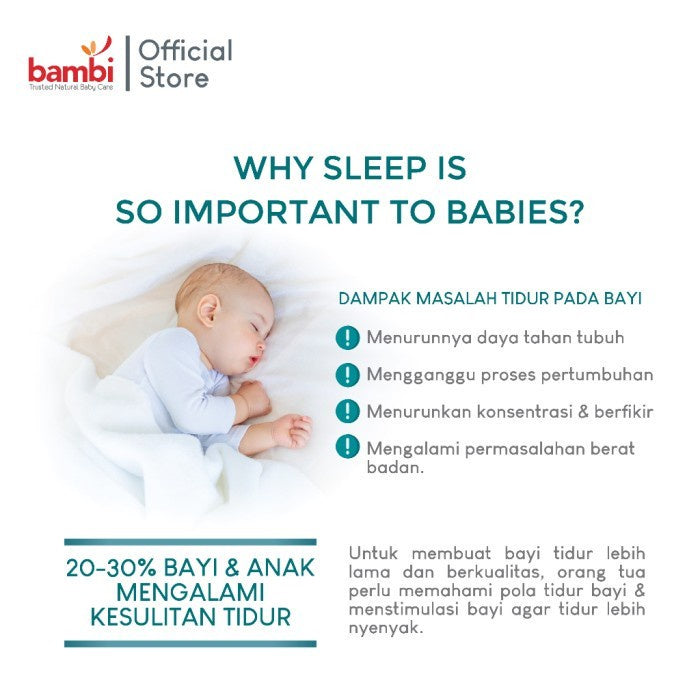 BAMBI Baby Sleepy Time Calming Rub Cream 40gr Melegakan Pernapasan