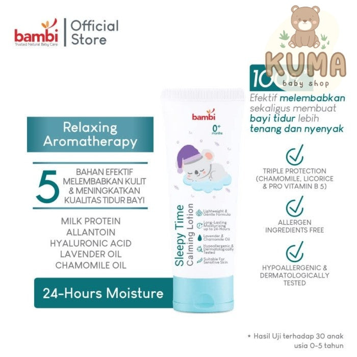 Bambi Baby Sleepy Time Calming Lotion 100ml