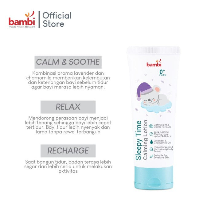 Bambi Baby Sleepy Time Calming Lotion 100ml