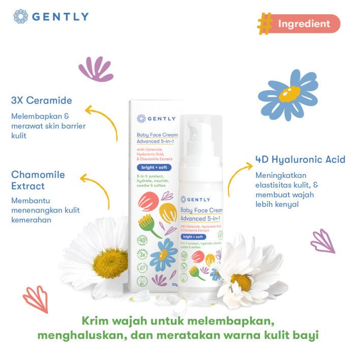 Gently Baby Face Cream Advanced 5-in-1