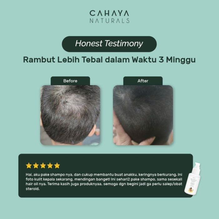 Cahaya Hair Oil Baby Hair Growth Oil (Celery and Candlenut) 60ml