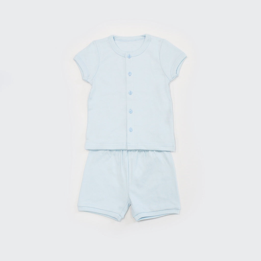 Setelan Pendek Baju Bayi / I Am Cotton Short Basic Set Pastel Series