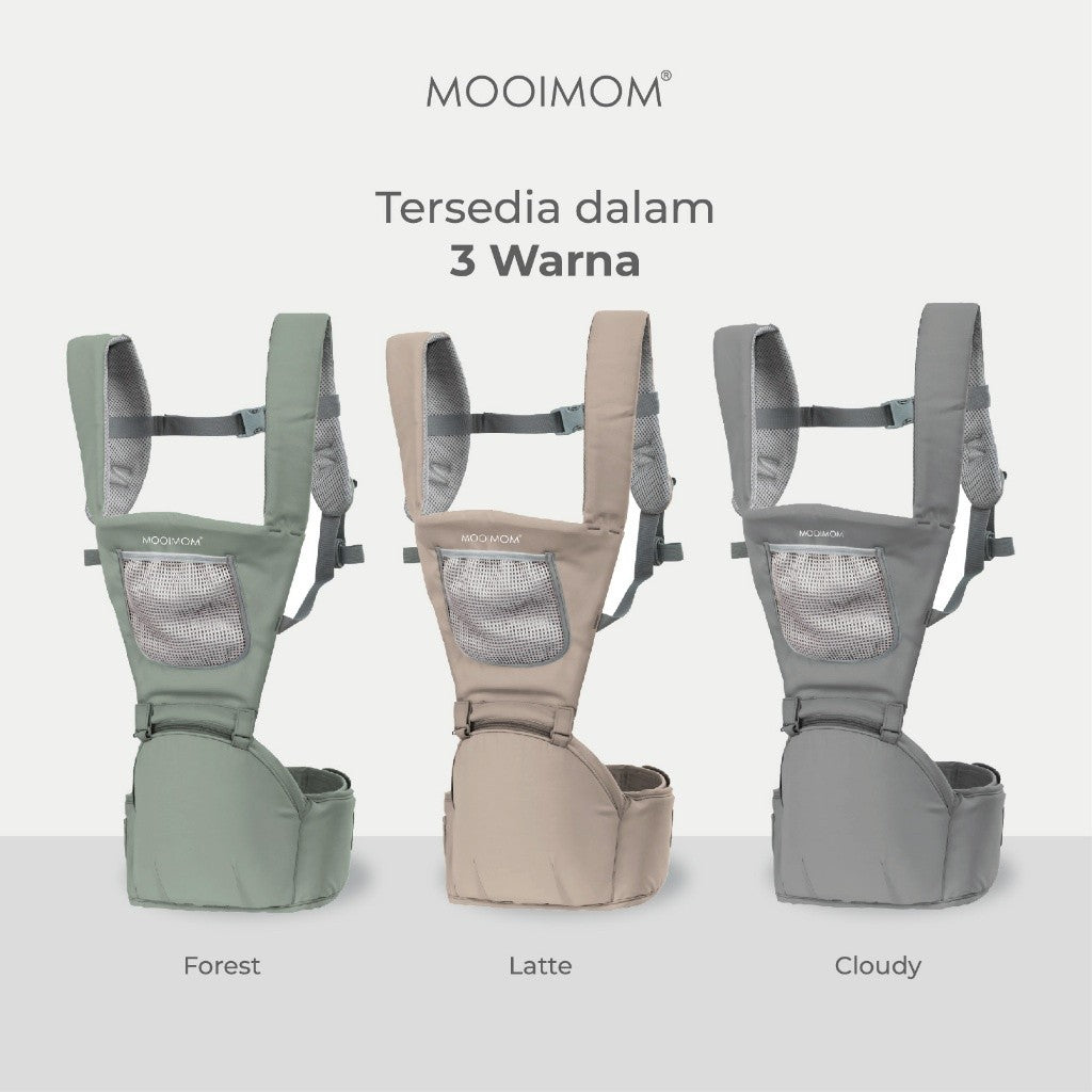 Gendongan Bayi Hipseat Nyaman - Casual Hipseat Carrier MOOIMOM New