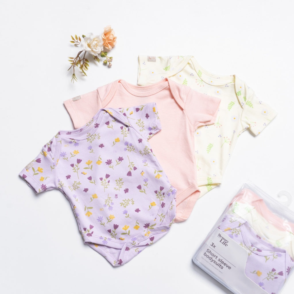 Memory Life Bodysuit 3 in 1 - MemoryLife Basic Series / Bodysuit Bayi Pattern Motif