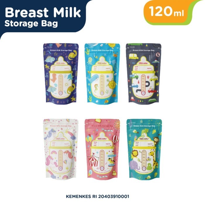 Gea Baby Kantong Asi Breastmilk Storage 120ml isi 30pcs Pouch