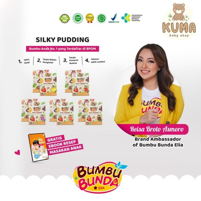 Bumbu Bunda Elia Silky Pudding Anak / Snack MPASI / Silky Puding