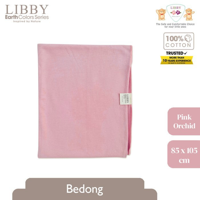 LIBBY 1 pcs Bedong Earth Colour ( 1 pcs/pack) Swaddle Comfy