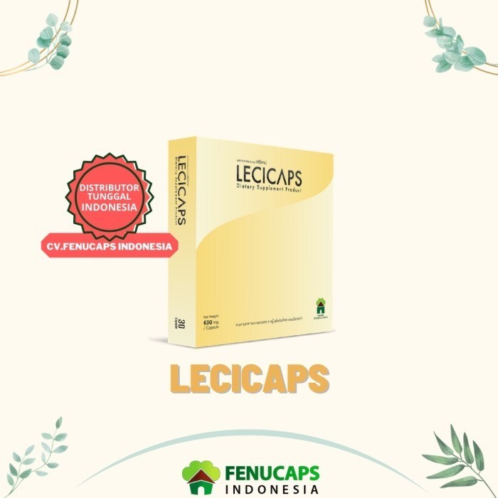 Lecicaps Kapsul Pelancar Asi Soy Lecithin