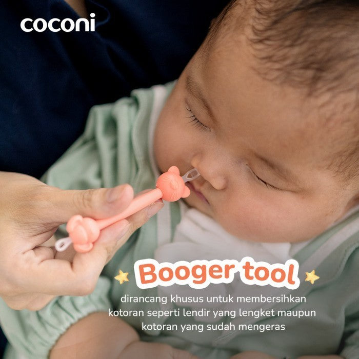 COCONI Ear & Nose Booger Tool | Pembersih Hidung & Telinga Bayi Anak