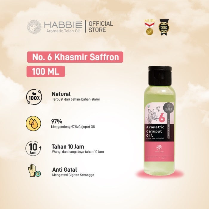 Habbie Saffron Series - Minyak Kayu Putih 100ml