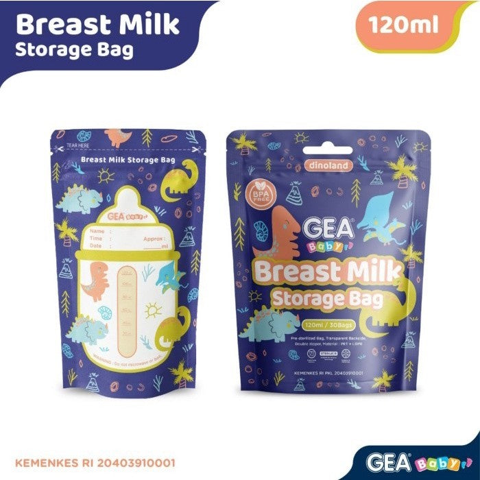 Gea Baby Kantong Asi Breastmilk Storage 120ml isi 30pcs Pouch