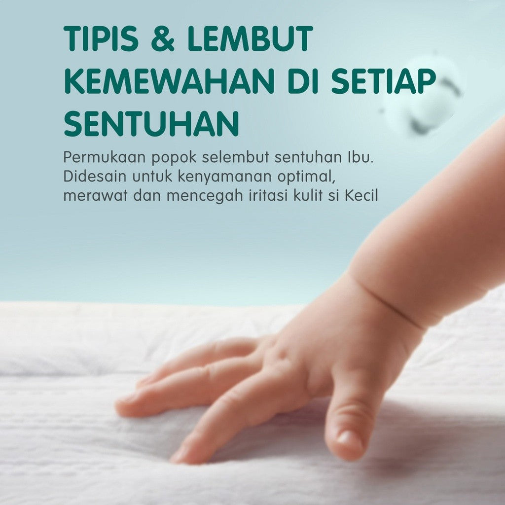 MAKUKU SAP Diapers Comfort Fit Mini Pants / Tape NB32/S28/M26/L24/Xl22/XXL20 Popok Bayi Tipis Extra Dry Anti Gumpal Mengunci Cairan Cepat Kering Type Celana/Perekat