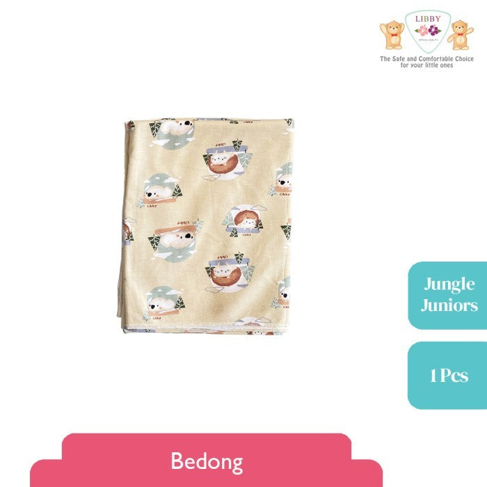 LIBBY 1 pcs Jungle Juniors Swaddle Bedong Motif( 1 pcs )