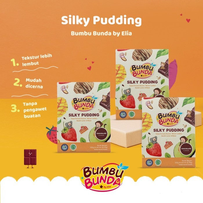 Bumbu Bunda Elia Silky Pudding Anak / Snack MPASI / Silky Puding