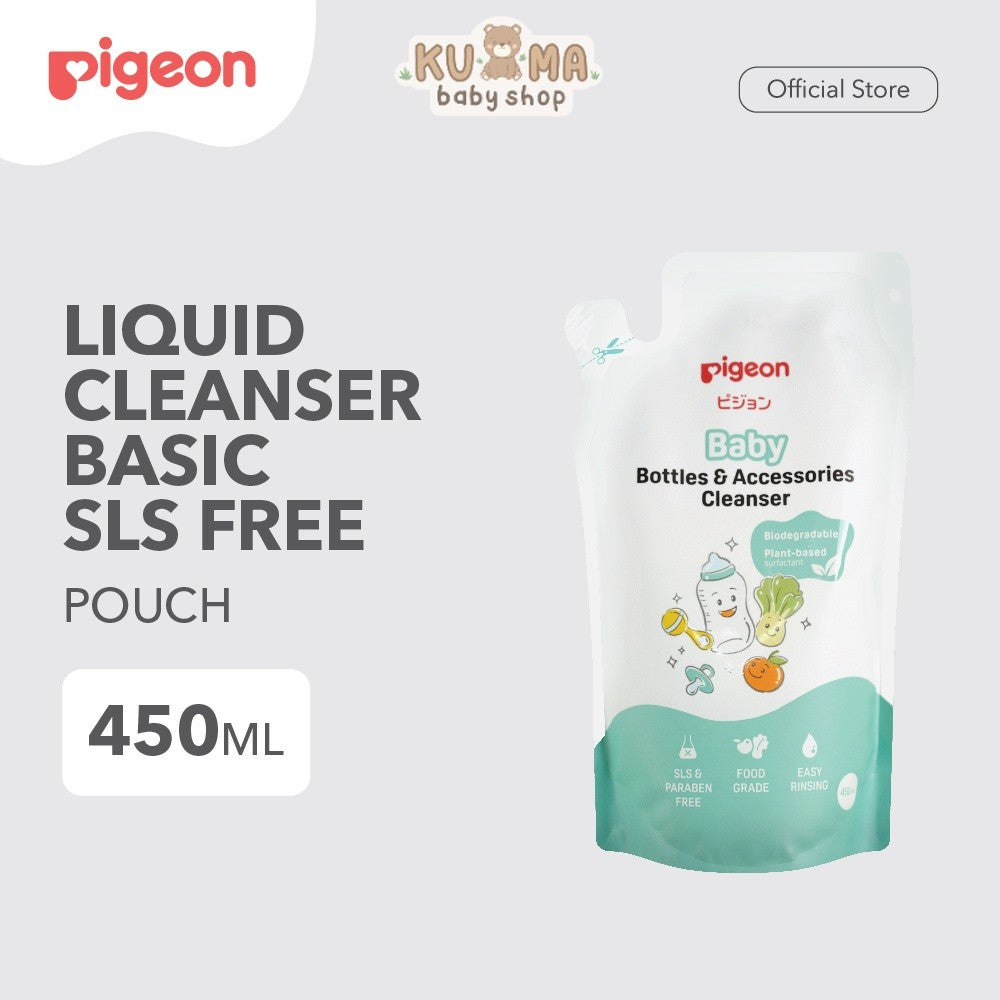 PIGEON Liquid Cleanser Basic SLS Free 450ml Refill