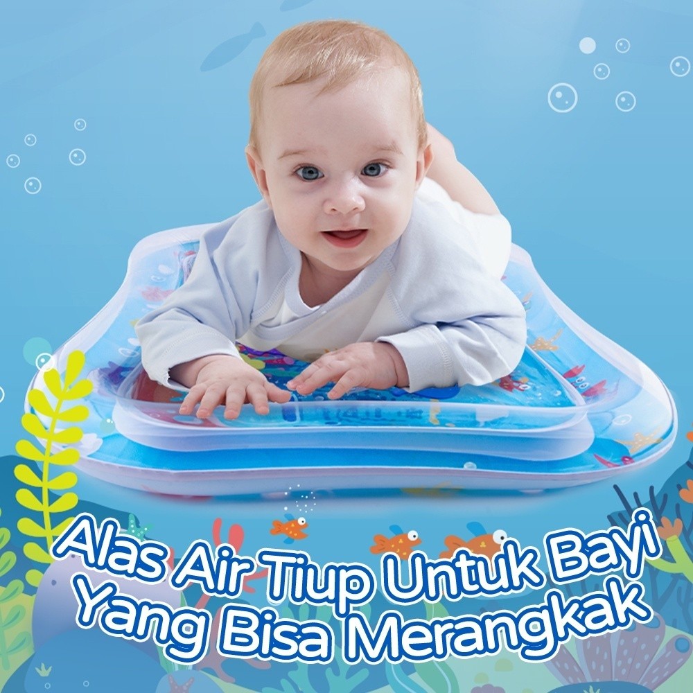 Water Playmat Baby Kids Matras Air Bayi Mainan Edukasi Tummy Time Mainan Sensorik Kids Land