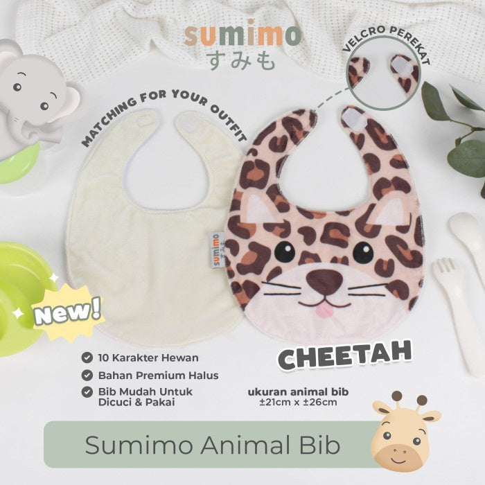 Sumimo Animal Bib Celemek Anak Bayi Karakter