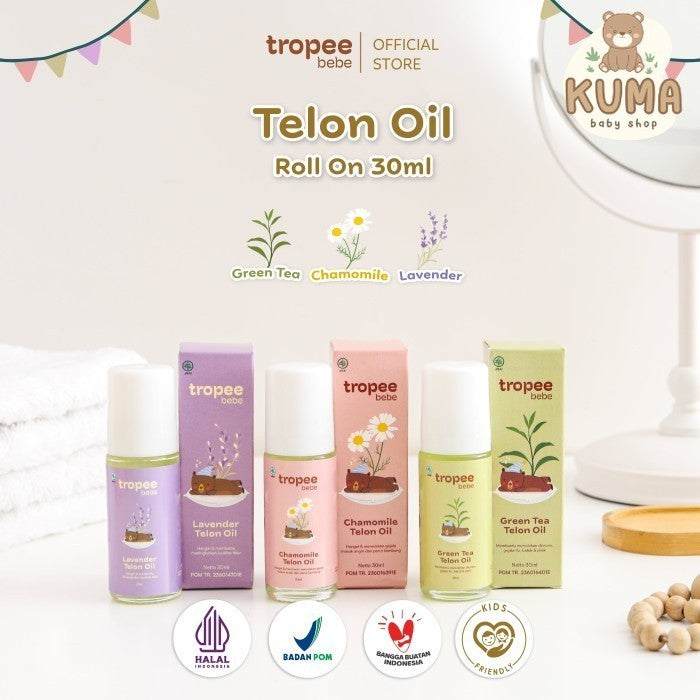 Tropee Bebe - Telon Oil (Minyak Telon) Roll On 30 ml 30ml