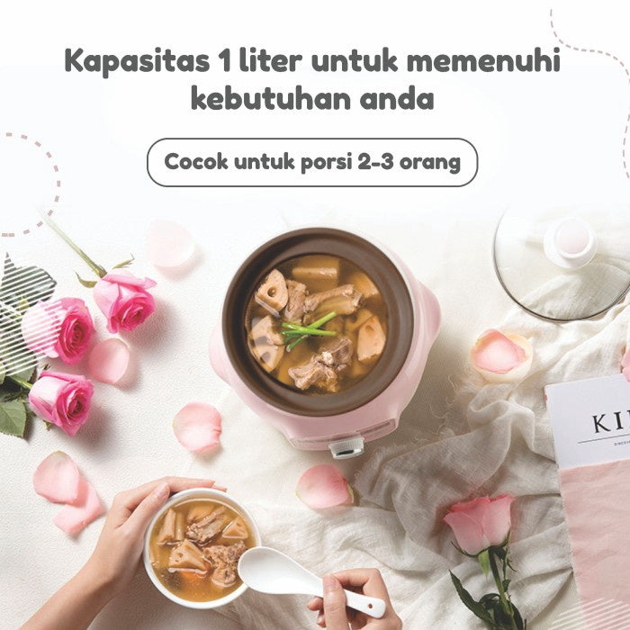 ELEK124 SLOW COOKER EMILY CLAYPOT 1 LITER ESC-34003