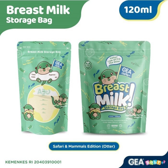 Gea Baby Kantong Asi Breastmilk Storage 120ml isi 30pcs Pouch