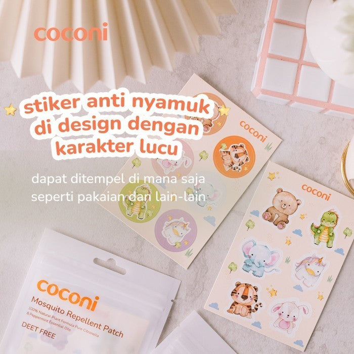COCONI Mosquito Repellent Patch 36pcs | Sticker Anti Nyamuk Anak Bayi