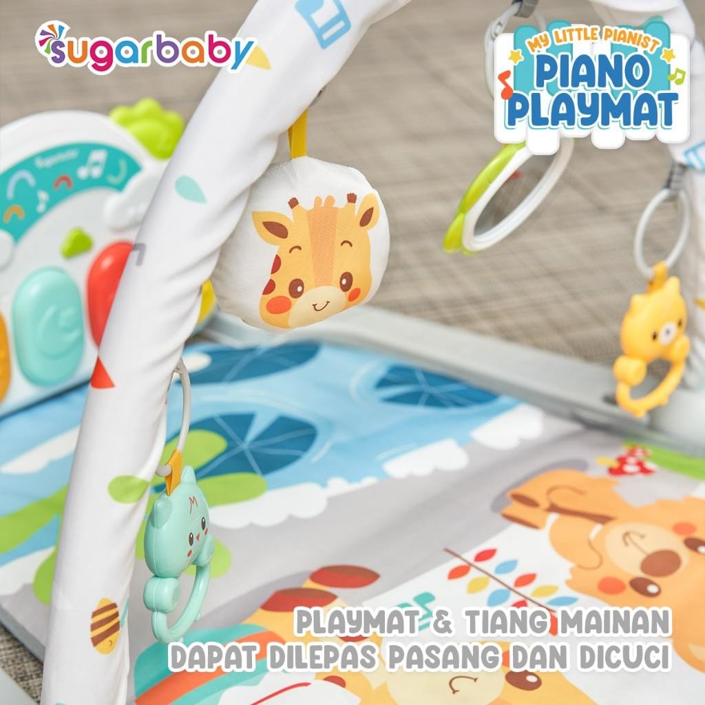 My Little Pianist Piano Playmat Baby Gym/Mainan gym bayi/Baby Playgym/Mainan Anak/Matras bayi piano