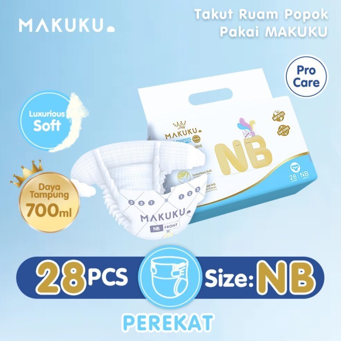 MAKUKU SAP Diapers Pro Care / Popok Bayi NB/S/M/L/XL/XXL