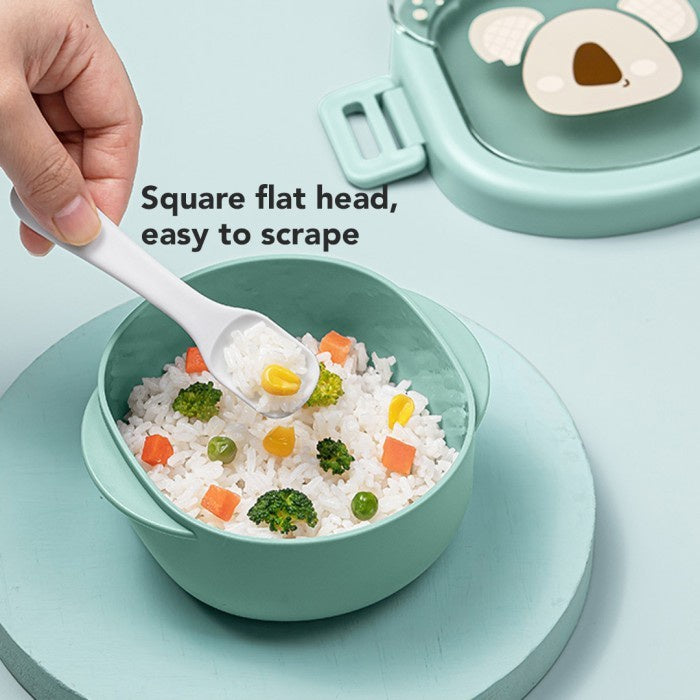 SAKUMINI PORTABLE FOOD GRINDER BOWL LUNCH BOX SET KOTAK MAKAN ANAK