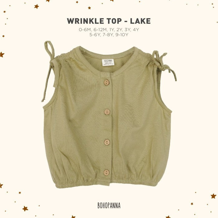 BOHOPANNA - WRINKLE TOP - ATASAN ANAK PEREMPUAN 2322