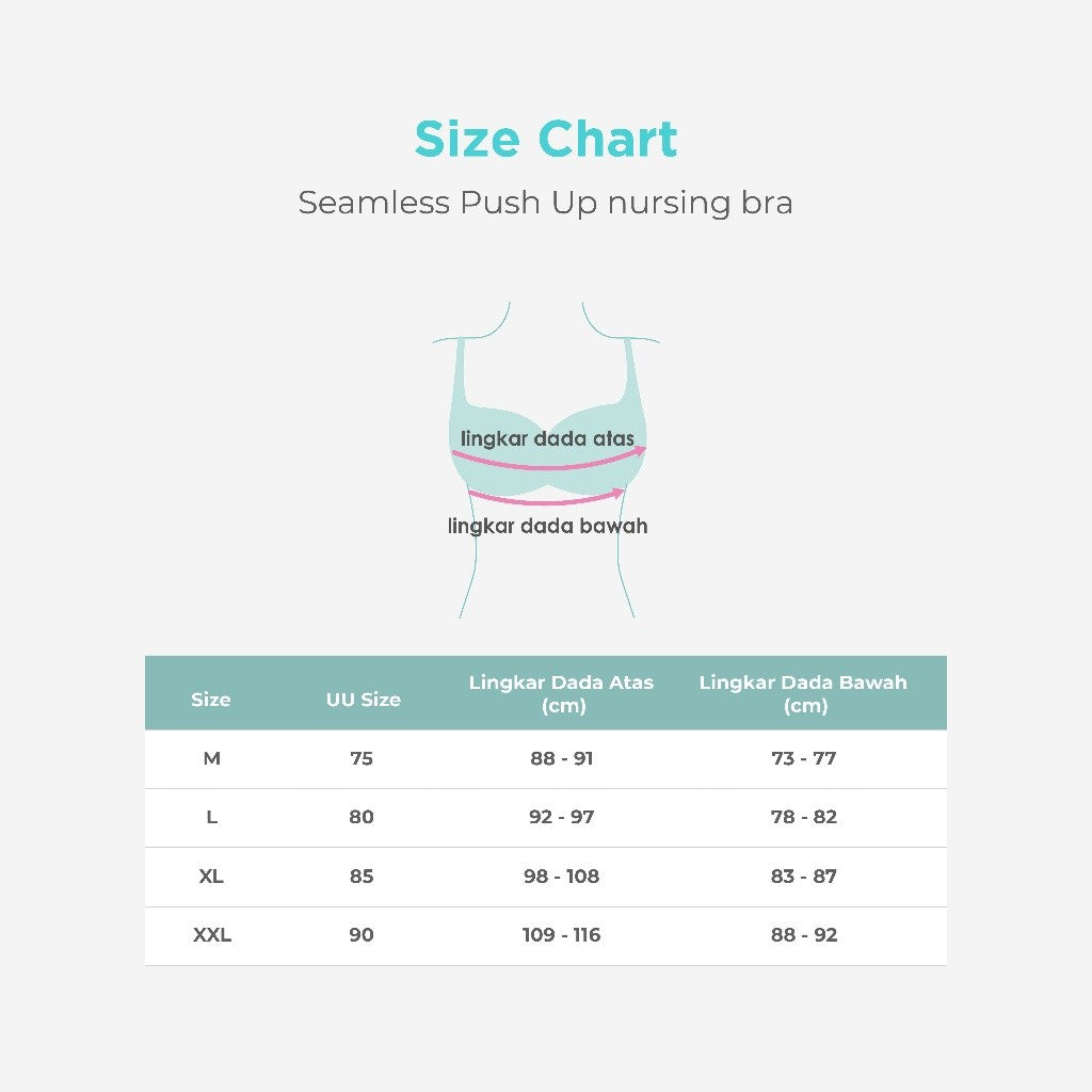 Bra Menyusui & Hamil I MOOIMOM Seamless Push Up Nursing Bra