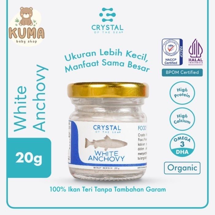 Crystal of the Sea White Anchovy Food Powder / Ikan Teri Nasi 20 80 g