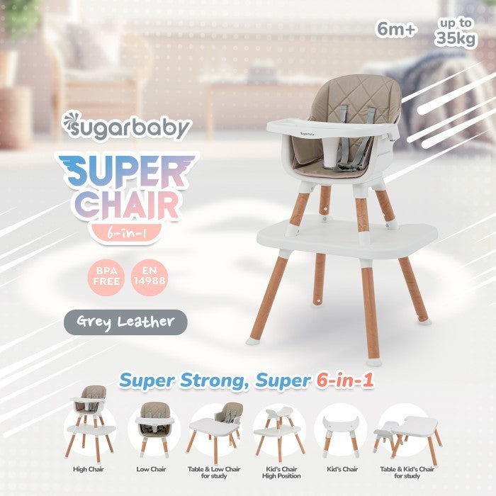 Sugar Baby Super Chair 6in1 Kursi Bayi/Bangku Bayi/Kursi Makan Bayi
