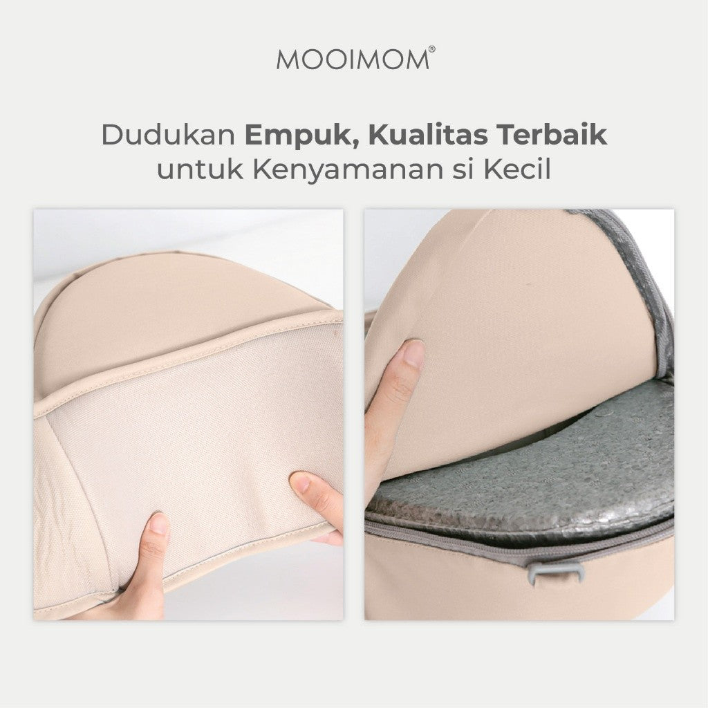Gendongan Bayi Hipseat Nyaman - Casual Hipseat Carrier MOOIMOM New