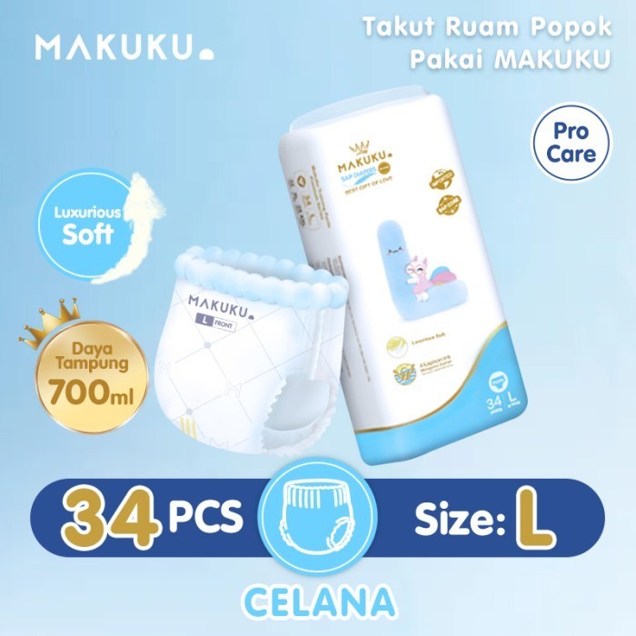 MAKUKU SAP Diapers Pro Care / Popok Bayi NB/S/M/L/XL/XXL