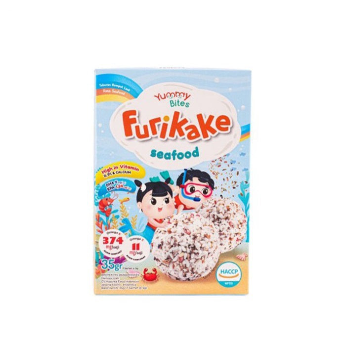 Yummy Bites Furikake 35gr Yummybites Rumput Laut Topping Mpasi