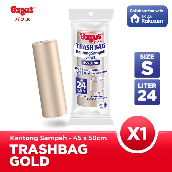 Kantong Sampah Bagus Trash Bag Roll 45 x 50 cm 24's - 24 L
