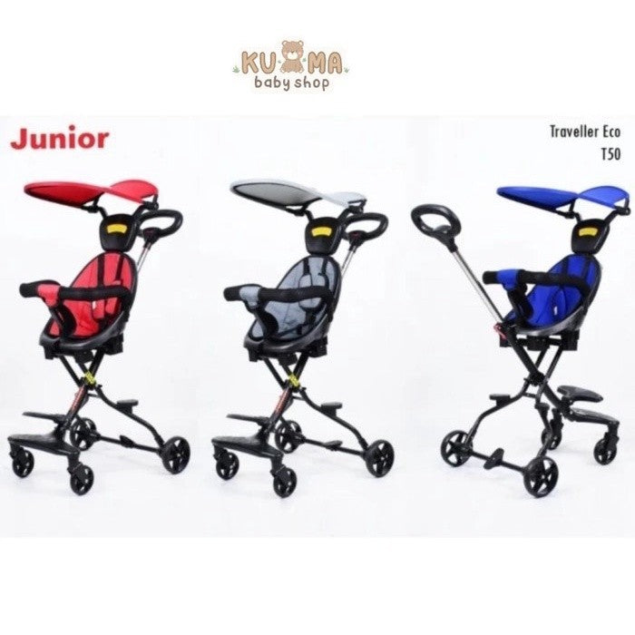 Stroller Junior Traveller Eco T50 Dorongan Bayi