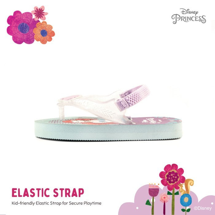 Zuma Baby x Disney Princess Ariel Green, Sandal Jepit Bayi Karet