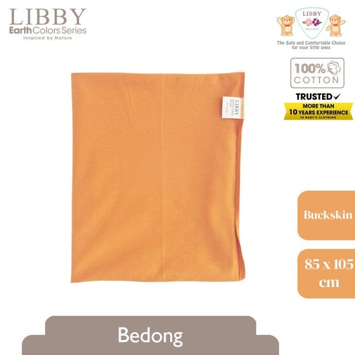 LIBBY 1 pcs Bedong Earth Colour ( 1 pcs/pack) Swaddle Comfy